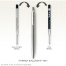 Ручка шариковая PARKER JOTTER CORE K61 (1953206) Stainless Steel GT M синяя, чернила черные